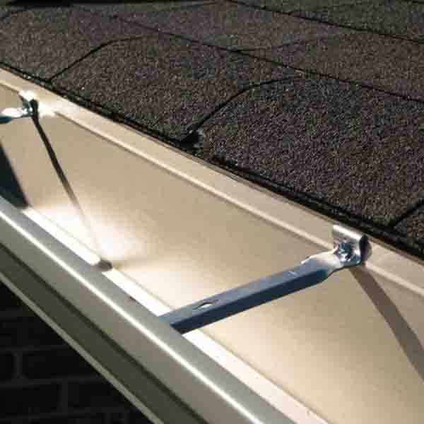 inside of clean gutter